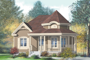 Victorian Style House Plan - 2 Beds 1 Baths 974 Sq/Ft Plan #25-4304 