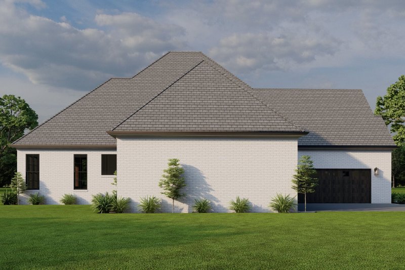 Architectural House Design - Exterior - Other Elevation 4 for European House Plan #923-437 - 3 bed, 3.5 bath