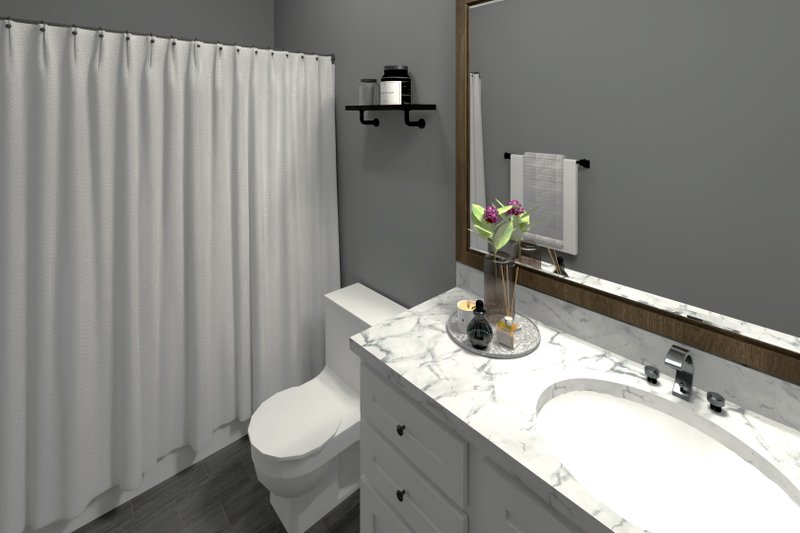 Architectural House Design - Interior - Bathroom for Farmhouse House Plan #44-248 - 4 bed, 3 bath