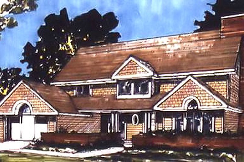 Dream House Plan - Country Exterior - Front Elevation Plan #320-442