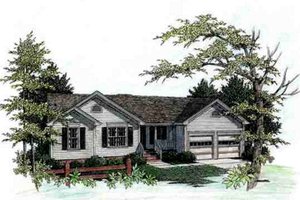Traditional Exterior - Front Elevation Plan #56-106