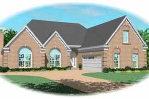 European Exterior - Front Elevation Plan #81-330