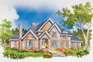 Traditional Exterior - Front Elevation Plan #929-284