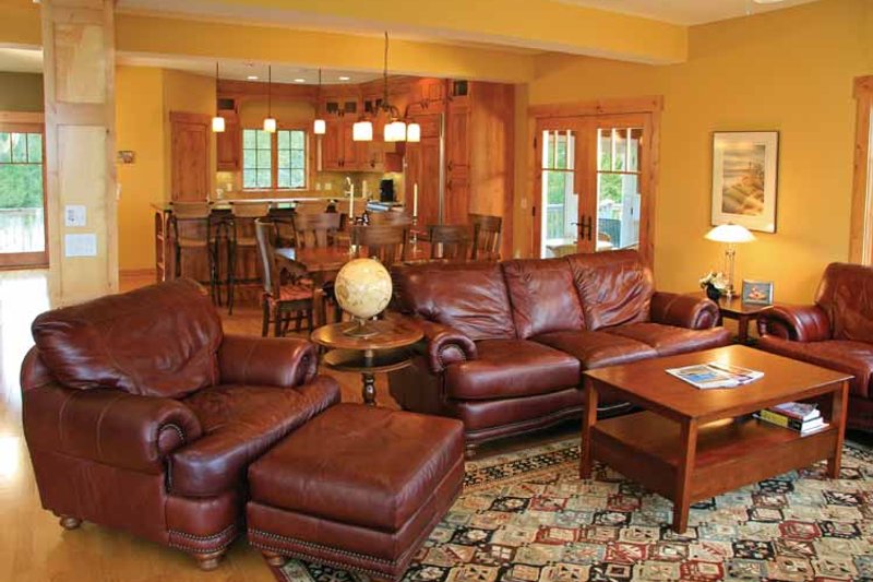 Home Plan - Interior - Family Room for Craftsman House Plan #928-112 - 3 bed, 2.5 bath