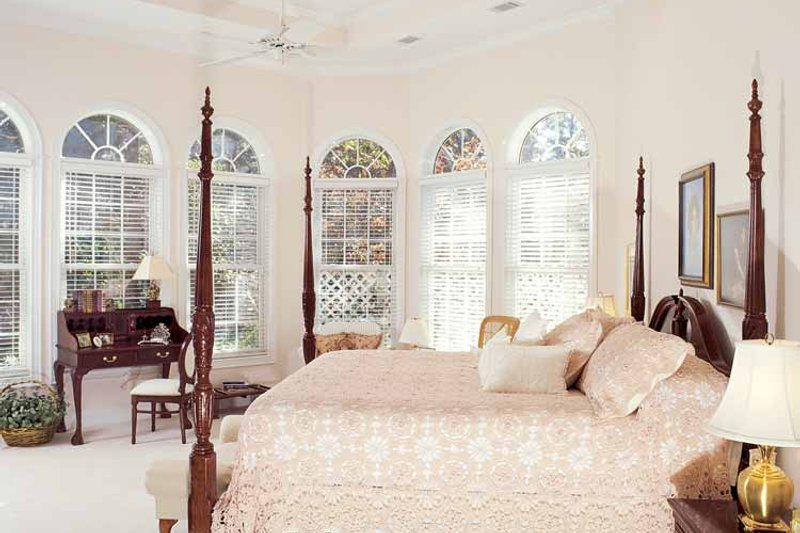 Home Plan - Interior - Bedroom for Mediterranean House Plan #54-187 - 3 bed, 4 bath