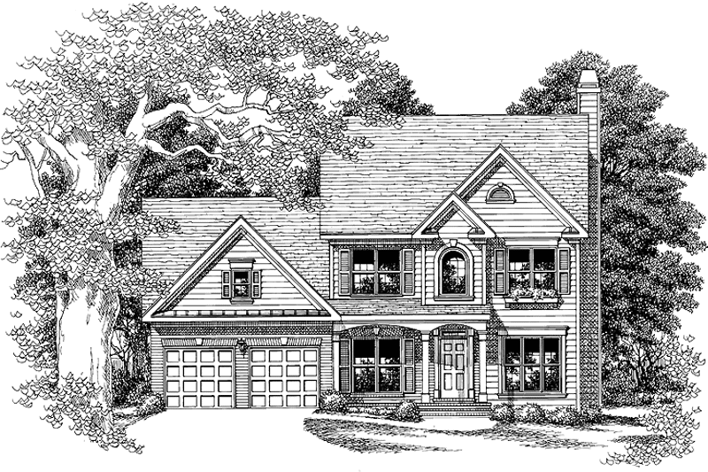 Home Plan - Exterior - Front Elevation 3 for Country House Plan #927-89 - 4 bed, 3 bath