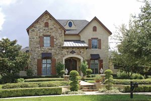 Architectural House Design - European Exterior - Front Elevation Plan #1019-5