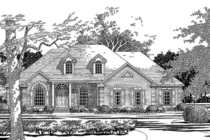 House Design - Exterior - Front Elevation for Country House Plan #472-169 - 4 bed, 3.5 bath