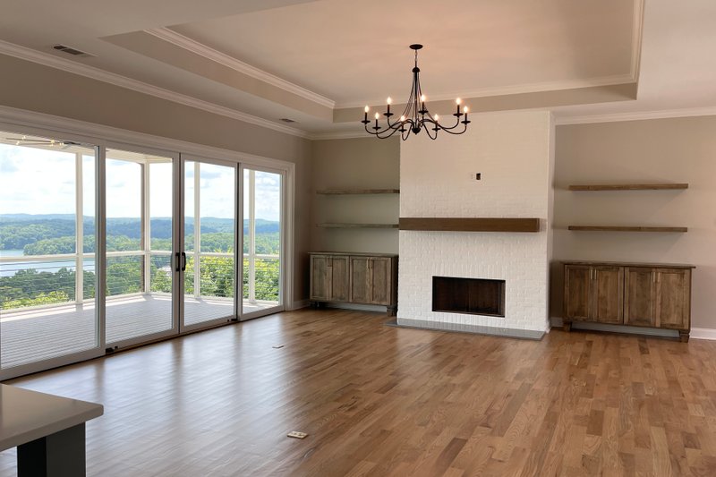 Architectural House Design - Interior - Family Room 1 for Modern House Plan #437-130 - 4 bed, 4 bath