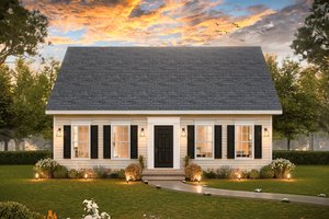 House Plan Design - Exterior - Front Elevation for Traditional House Plan #54-630 - 3 bed, 2 bath