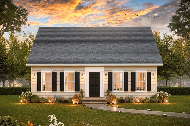 Dream House Plan - Traditional Exterior - Front Elevation Plan #54-630