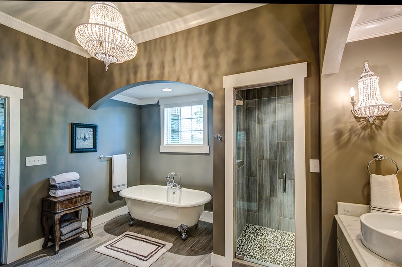 Architectural House Design - Interior - Master Bathroom for European House Plan #927-362 - 4 bed, 3 bath