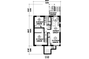 Contemporary Style House Plan - 7 Beds 3 Baths 3456 Sq/Ft Plan #25-4557 