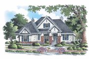 European Style House Plan - 3 Beds 2 Baths 1821 Sq/Ft Plan #929-883 