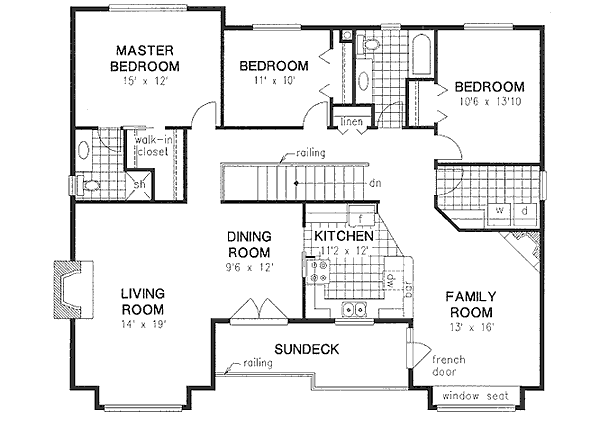 European Floor Plan - Main Floor Plan #18-9030