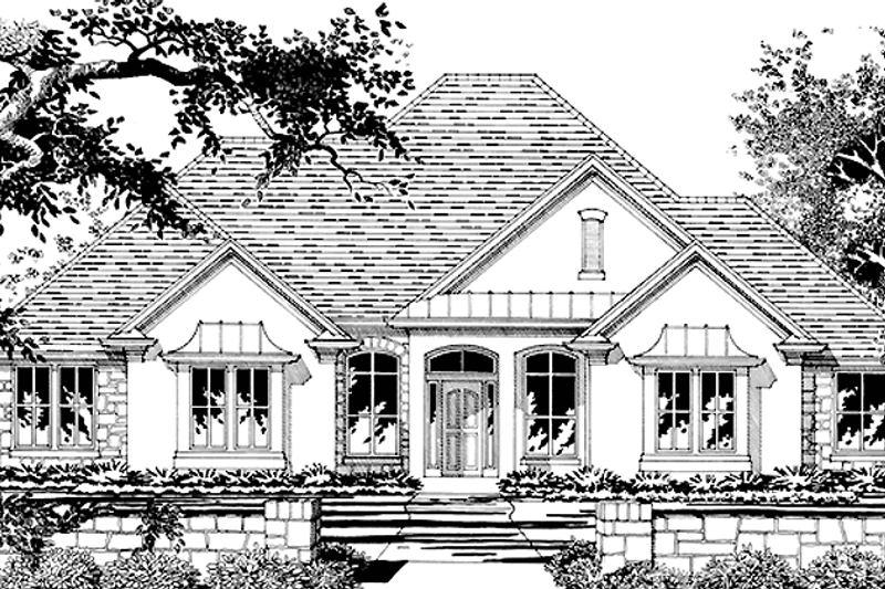 House Design - Country Exterior - Front Elevation Plan #472-343