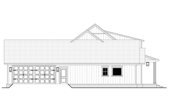 Exterior - Other Elevation for Farmhouse House Plan #430-331 - 4 bed, 2.5 bath