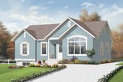 Traditional Style House Plan - 3 Beds 1 Baths 1185 Sq/Ft Plan #23-2378 