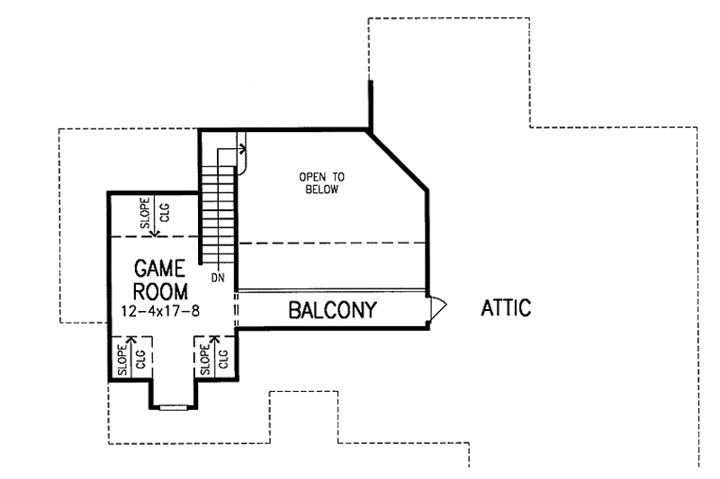 Home Plan - Floor Plan - Upper Floor for Traditional House Plan #952-220 - 3 bed, 2 bath