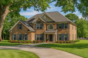 Traditional Exterior - Front Elevation Plan #17-2072