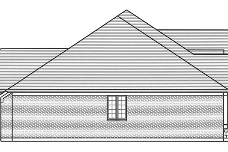 Home Plan - Exterior - Other Elevation 1 for European House Plan #46-851 - 3 bed, 2 bath