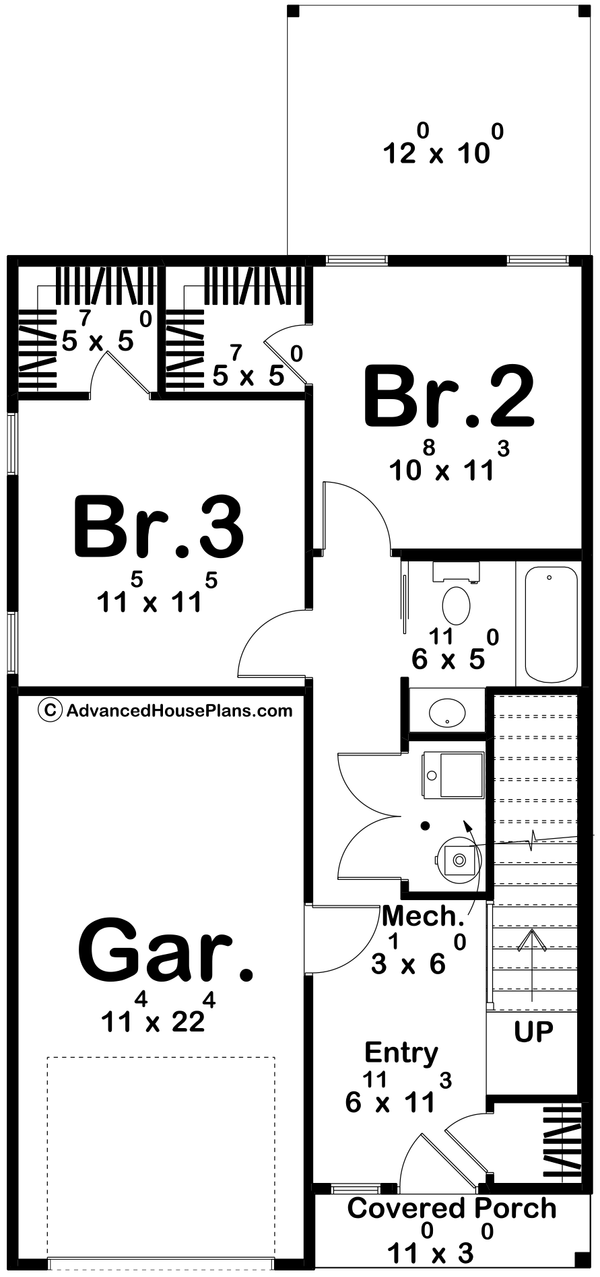 Dream House Plan - Farmhouse Floor Plan - Main Floor Plan #455-581