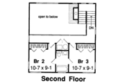 Cabin Style House Plan - 3 Beds 2 Baths 1298 Sq/Ft Plan #312-430 
