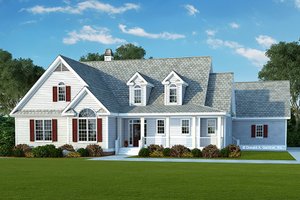 Country Exterior - Front Elevation Plan #929-976
