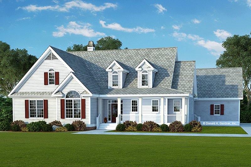 Dream House Plan - Country Exterior - Front Elevation Plan #929-976