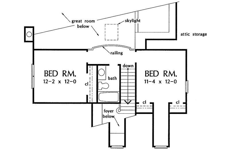 Dream House Plan - Floor Plan - Upper Floor for Country House Plan #929-189 - 3 bed, 2.5 bath