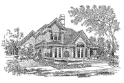 Traditional Style House Plan - 3 Beds 2.5 Baths 1698 Sq/Ft Plan #929-138 