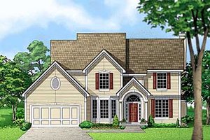 Traditional Exterior - Front Elevation Plan #67-528