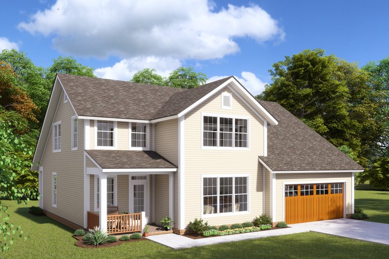 Architectural House Design - Traditional Exterior - Front Elevation Plan #513-2081