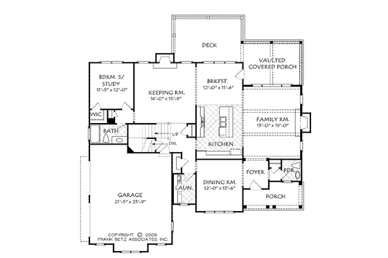 Floor Plan - Main Floor for Country House Plan #927-519 - 5 bed, 4.5 bath