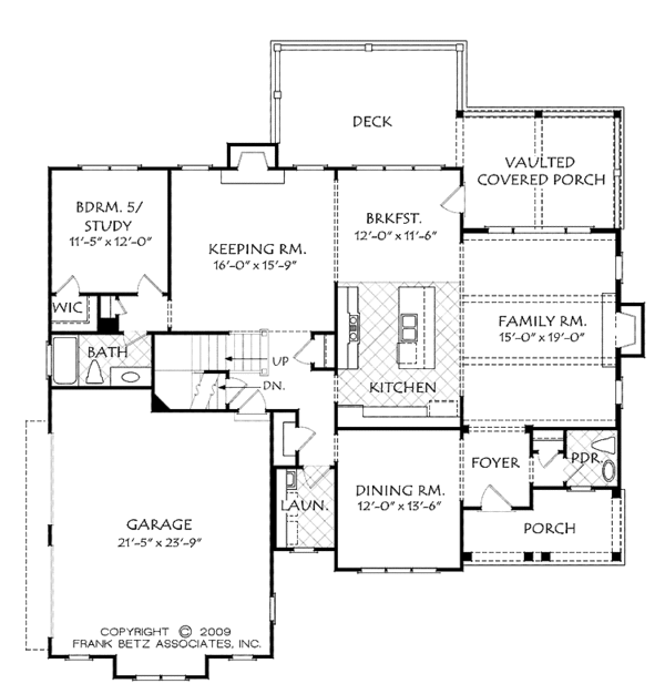 House Plan Design - Country Floor Plan - Main Floor Plan #927-519