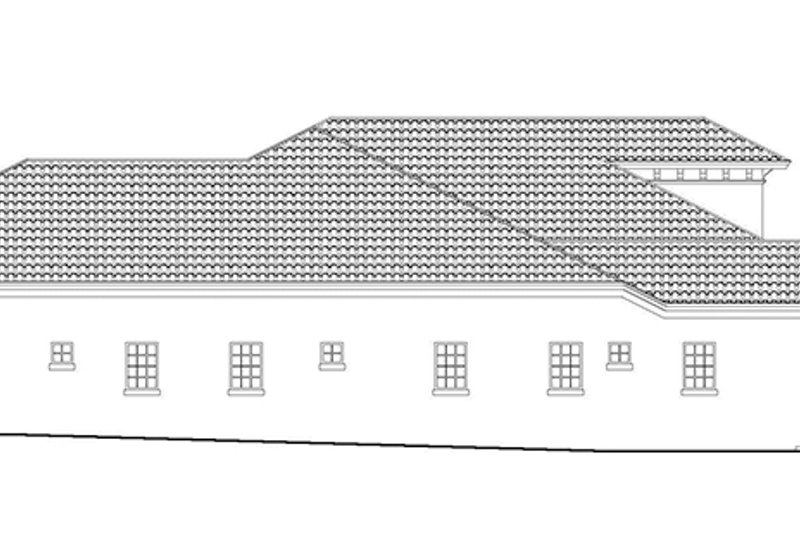 House Blueprint - Exterior - Other Elevation for Mediterranean House Plan #930-418 - 4 bed, 4.5 bath