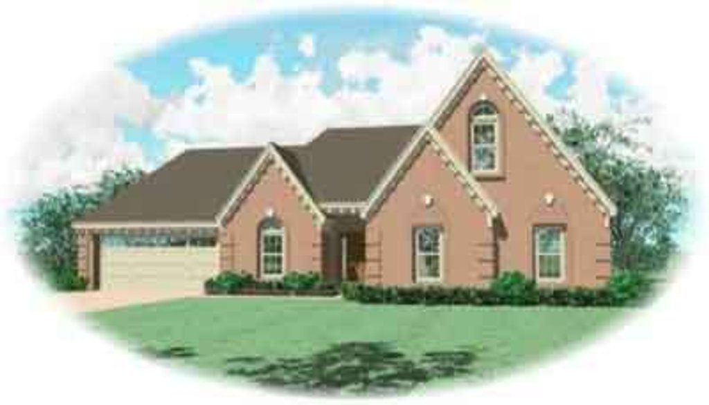 Exterior - Front Elevation 2 for Traditional House Plan #81-535 - 3 bed, 2 bath