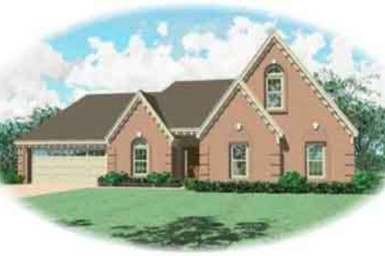 Exterior - Front Elevation for Traditional House Plan #81-535 - 3 bed, 2 bath