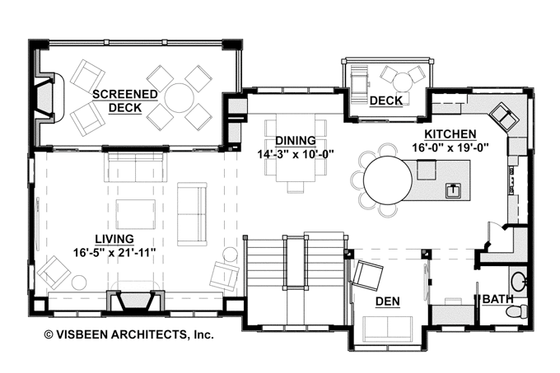 Floor Plan - Upper Floor for Contemporary House Plan #928-270 - 3 bed, 4.5 bath