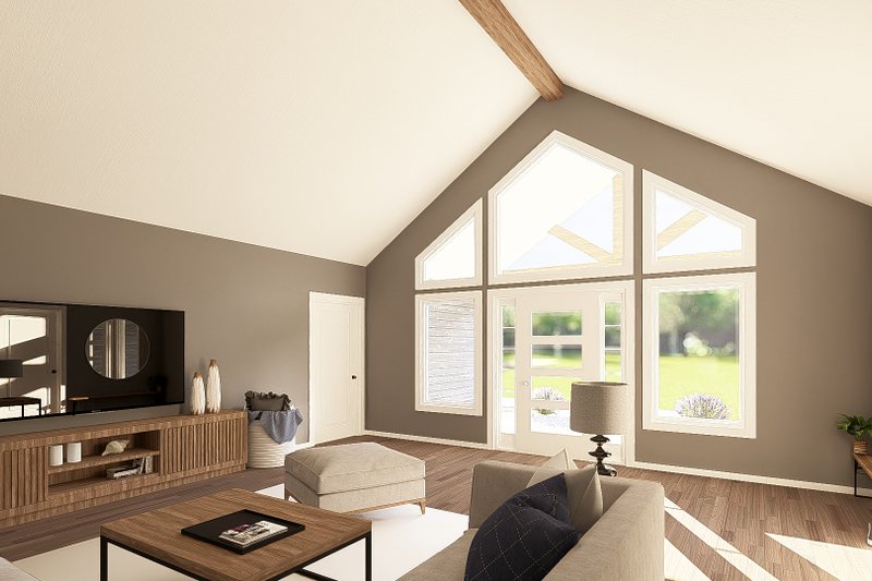Architectural House Design - Interior - Family Room 1 for Ranch House Plan #1064-440 - 3 bed, 3.5 bath