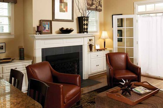 Interior - Family Room for Victorian House Plan #929-557 - 3 bed, 2 bath