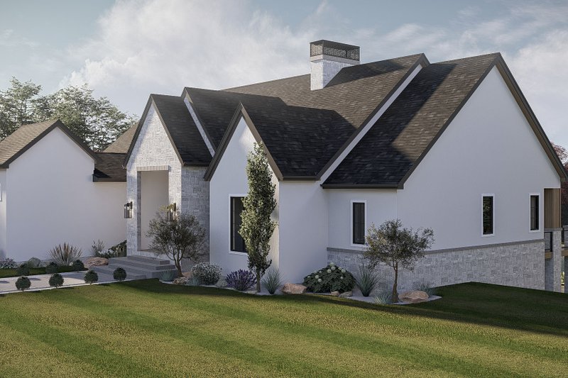 Home Plan - Exterior - Other Elevation 3 for Beach House Plan #455-820 - 2 bed, 2.5 bath
