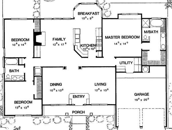 House Plan Design - Country Floor Plan - Main Floor Plan #472-137