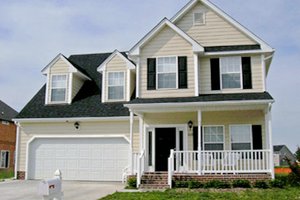 Country Exterior - Front Elevation Plan #1053-24