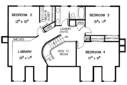 Colonial Style House Plan - 5 Beds 4.5 Baths 3495 Sq/Ft Plan #60-835 