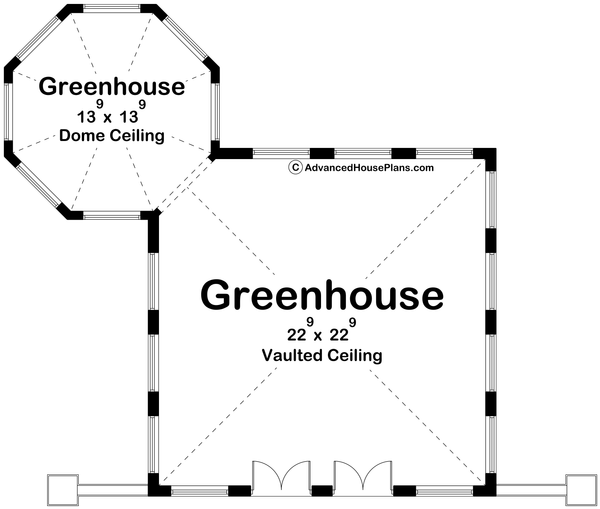 Architectural House Design - Floor Plan - Main Floor for Beach House Plan #455-759, 0 bath