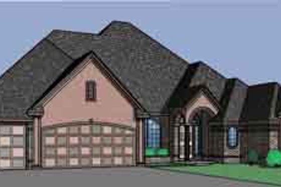 Exterior - Front Elevation for Traditional House Plan #65-337 - 4 bed, 3 bath
