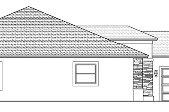 Exterior - Other Elevation 1 for Mediterranean House Plan #1058-125 - 3 bed, 2.5 bath