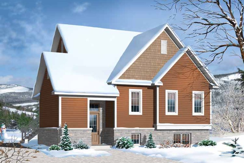 Home Plan - Traditional Exterior - Front Elevation Plan #23-2492
