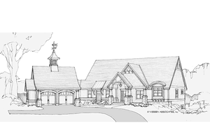 Exterior - Front Elevation 3 for Craftsman House Plan #928-204 - 3 bed, 2.5 bath